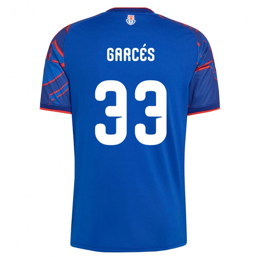 Danxen Herren Simón Garcés #33 Königsblau Rot Heimtrikot Trikot 2026/27 T-Shirt