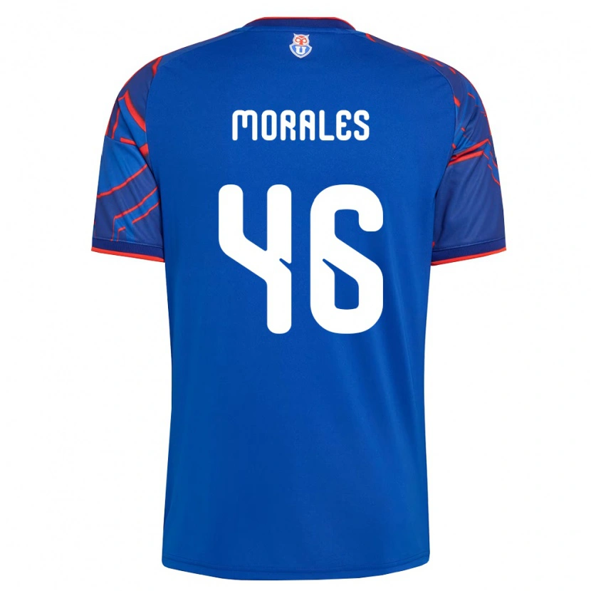 Danxen Herren Bastián Morales #46 Königsblau Rot Heimtrikot Trikot 2026/27 T-Shirt