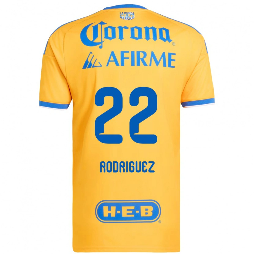 Danxen Herren Anika Rodriguez #22 Gelb Blau Heimtrikot Trikot 2026/27 T-Shirt