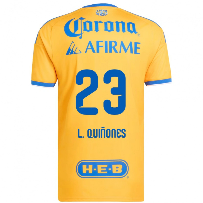 Danxen Herren Luis Quinones #23 Gelb Blau Heimtrikot Trikot 2026/27 T-Shirt