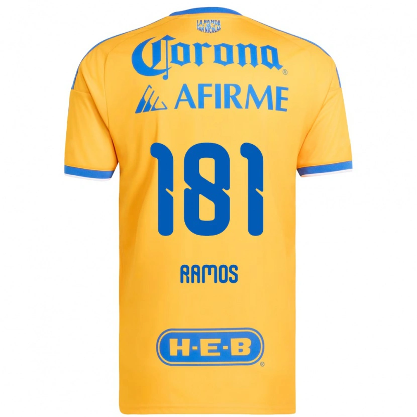 Danxen Herren Anthony Ramos #181 Gelb Blau Heimtrikot Trikot 2026/27 T-Shirt
