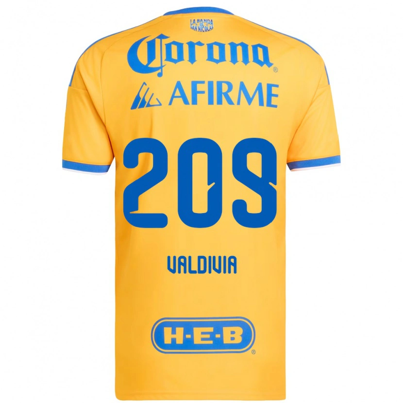 Danxen Herren Karol Valdivia #209 Gelb Blau Heimtrikot Trikot 2026/27 T-Shirt