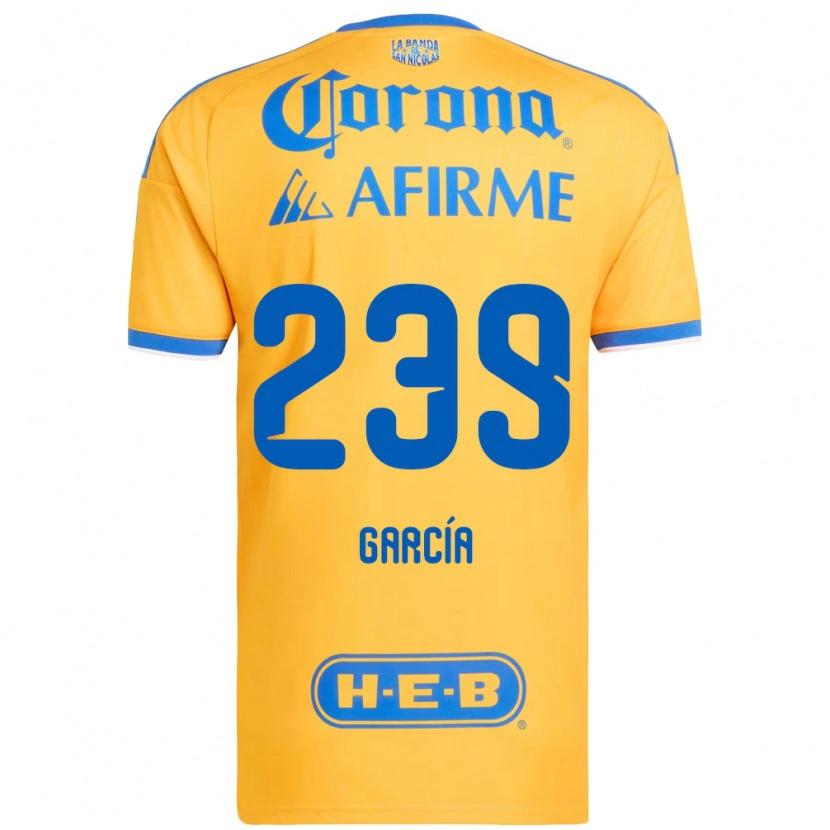 Danxen Herren Diego García #239 Gelb Blau Heimtrikot Trikot 2026/27 T-Shirt