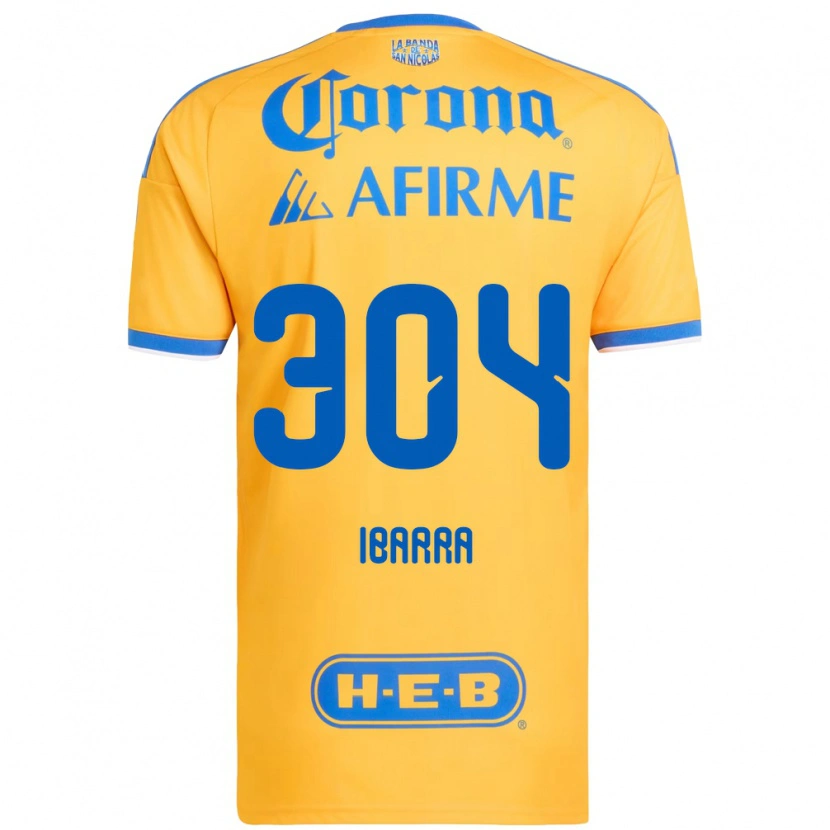 Danxen Herren Luis Ibarra #304 Gelb Blau Heimtrikot Trikot 2026/27 T-Shirt