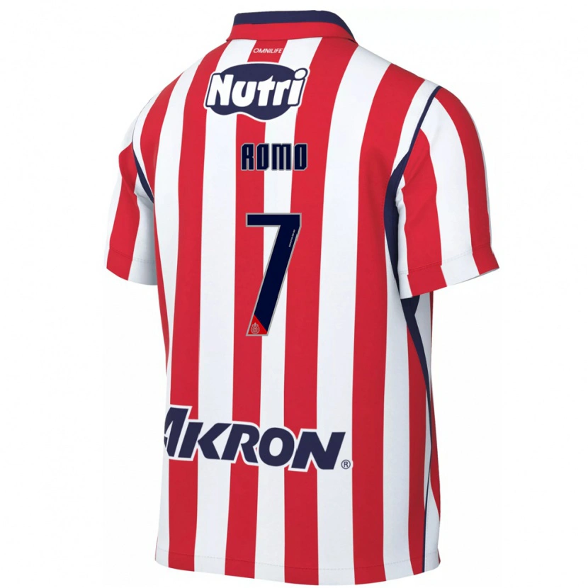 Danxen Herren Luis Romo #7 Rot Weiß Heimtrikot Trikot 2026/27 T-Shirt