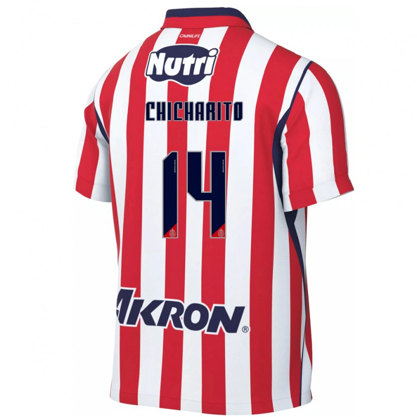 Danxen Herren Chicharito #14 Rot Weiß Heimtrikot Trikot 2026/27 T-Shirt
