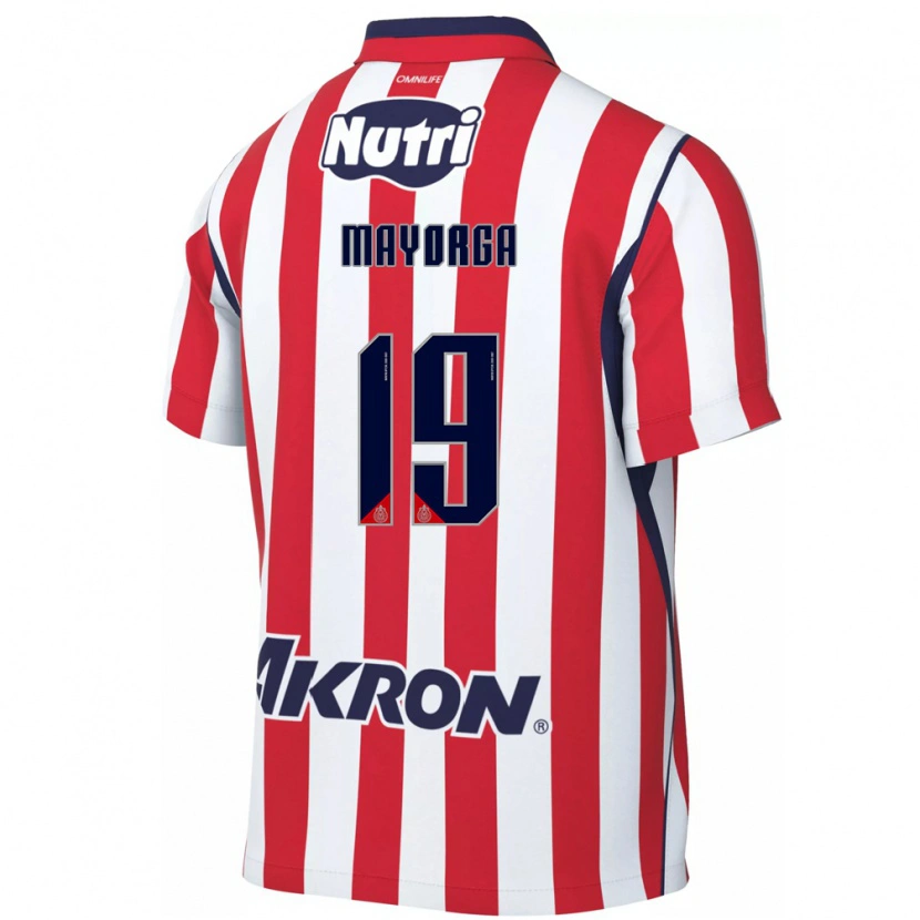 Danxen Herren Alejandro Mayorga #19 Rot Weiß Heimtrikot Trikot 2026/27 T-Shirt