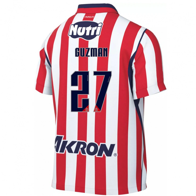 Danxen Herren Kinberly Guzmán #27 Rot Weiß Heimtrikot Trikot 2026/27 T-Shirt