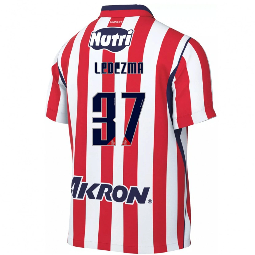 Danxen Herren Richard Ledezma #37 Rot Weiß Heimtrikot Trikot 2026/27 T-Shirt