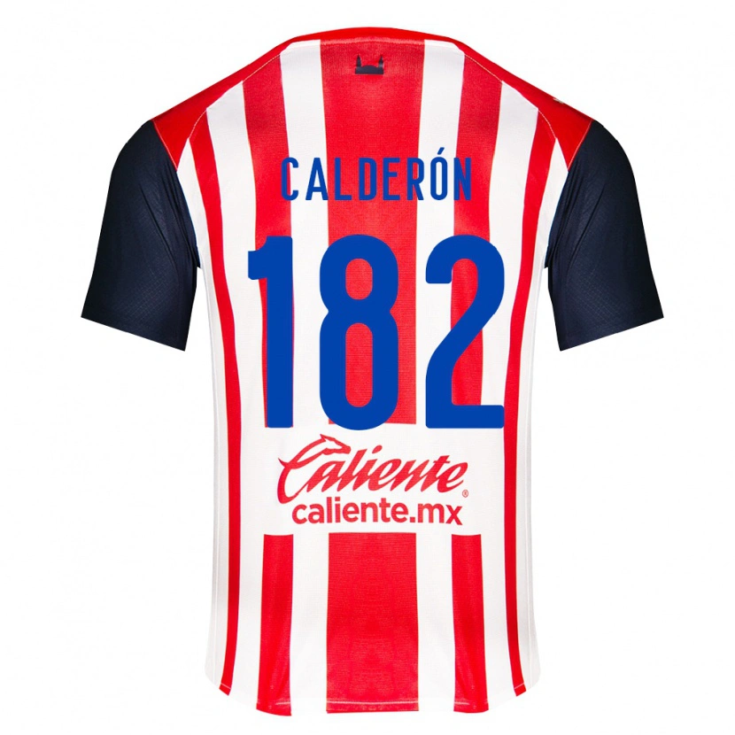 Danxen Herren Leonel Calderón #182 Rot Schwarz Weiß Heimtrikot Trikot 2026/27 T-Shirt