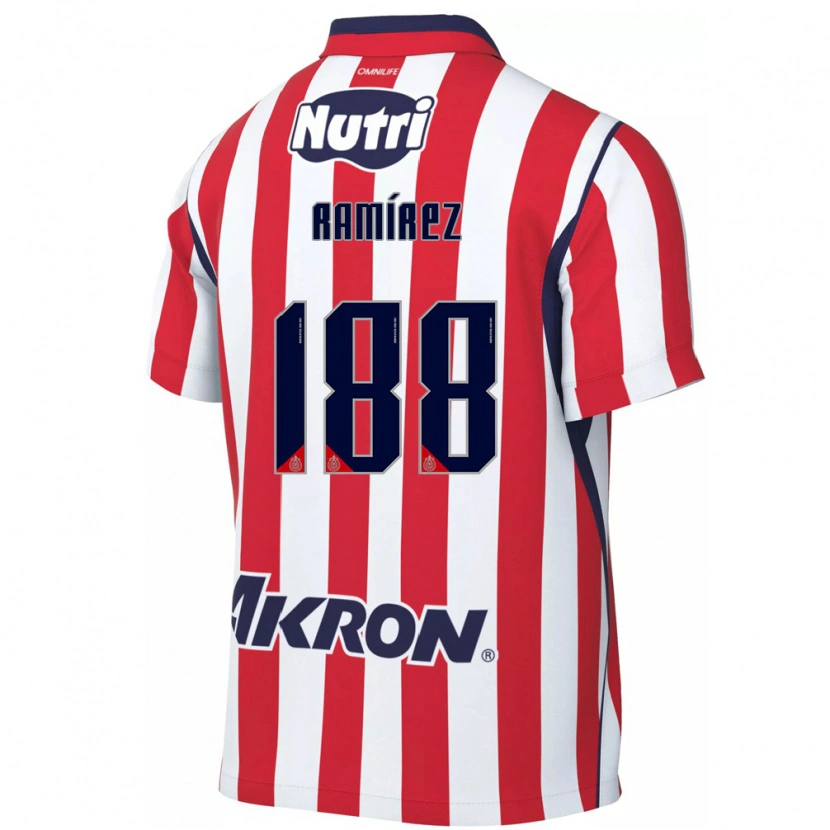 Danxen Herren Leonardo Ramírez #188 Rot Weiß Heimtrikot Trikot 2026/27 T-Shirt