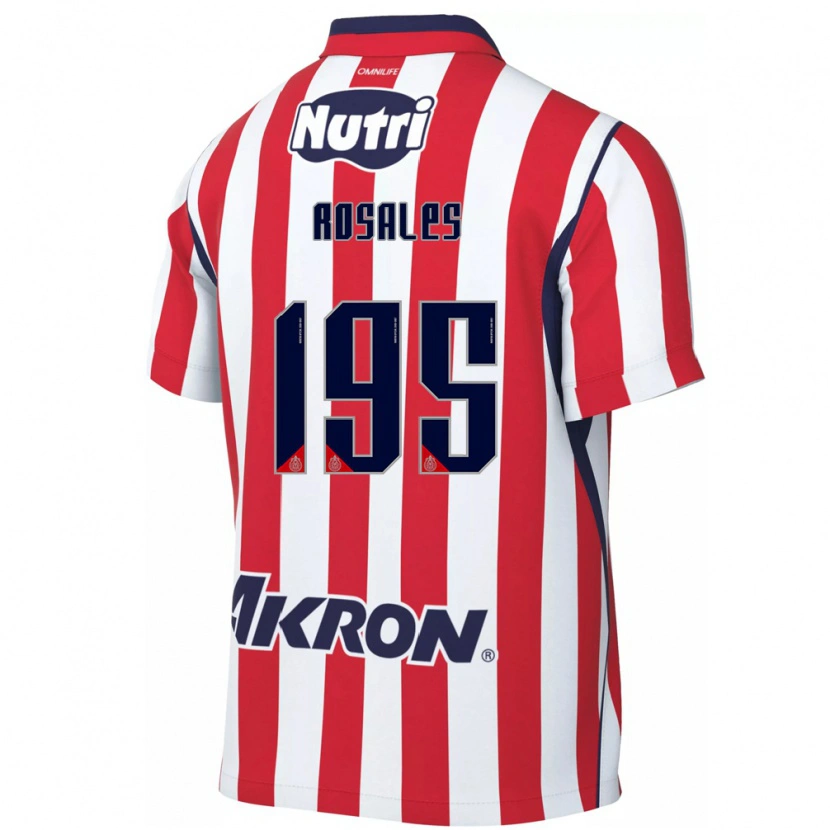 Danxen Herren Diego Rosales #195 Rot Weiß Heimtrikot Trikot 2026/27 T-Shirt
