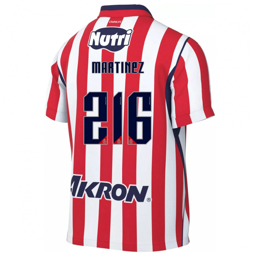 Danxen Herren Isaac Martínez #216 Rot Weiß Heimtrikot Trikot 2026/27 T-Shirt