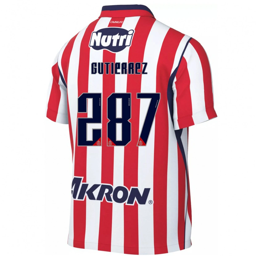 Danxen Herren Gerson Gutiérrez #287 Rot Weiß Heimtrikot Trikot 2026/27 T-Shirt