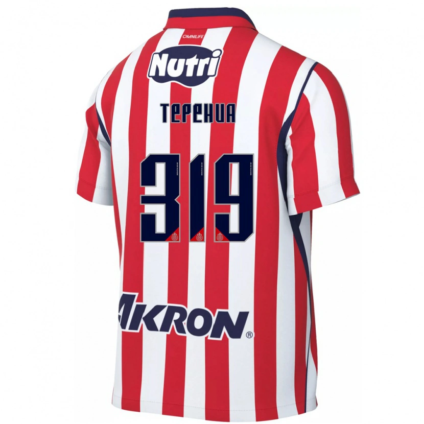 Danxen Herren Milán Tepehua #319 Rot Weiß Heimtrikot Trikot 2026/27 T-Shirt