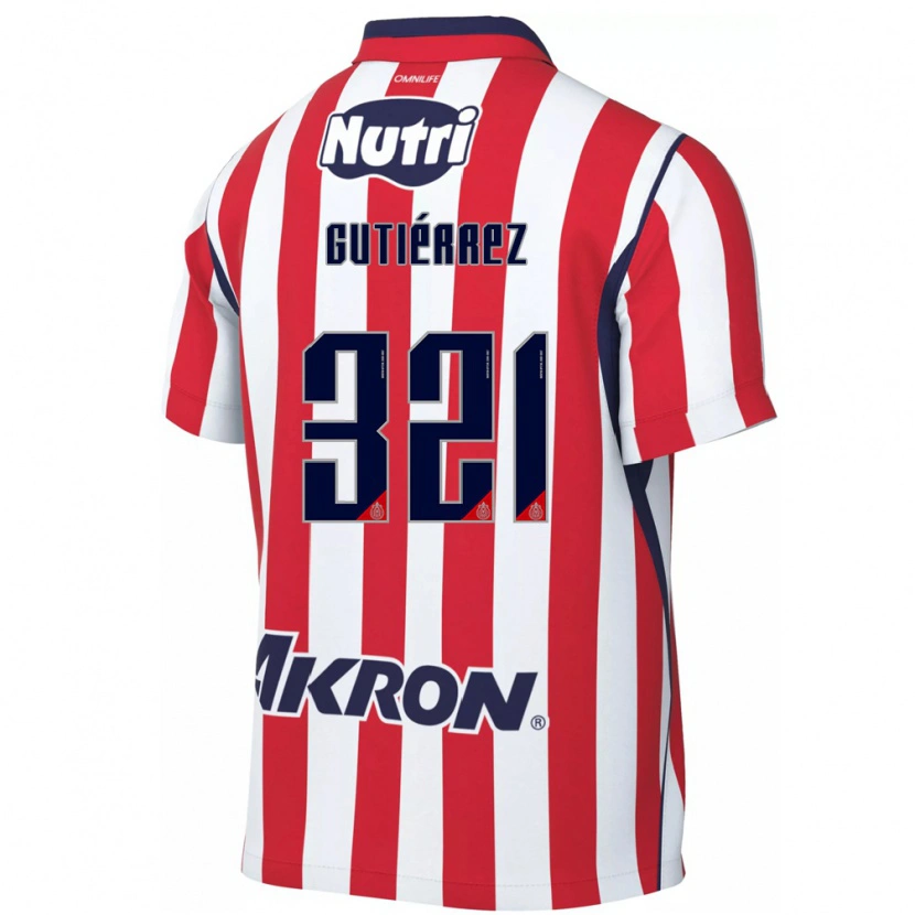 Danxen Herren Axel Gutiérrez #321 Rot Weiß Heimtrikot Trikot 2026/27 T-Shirt