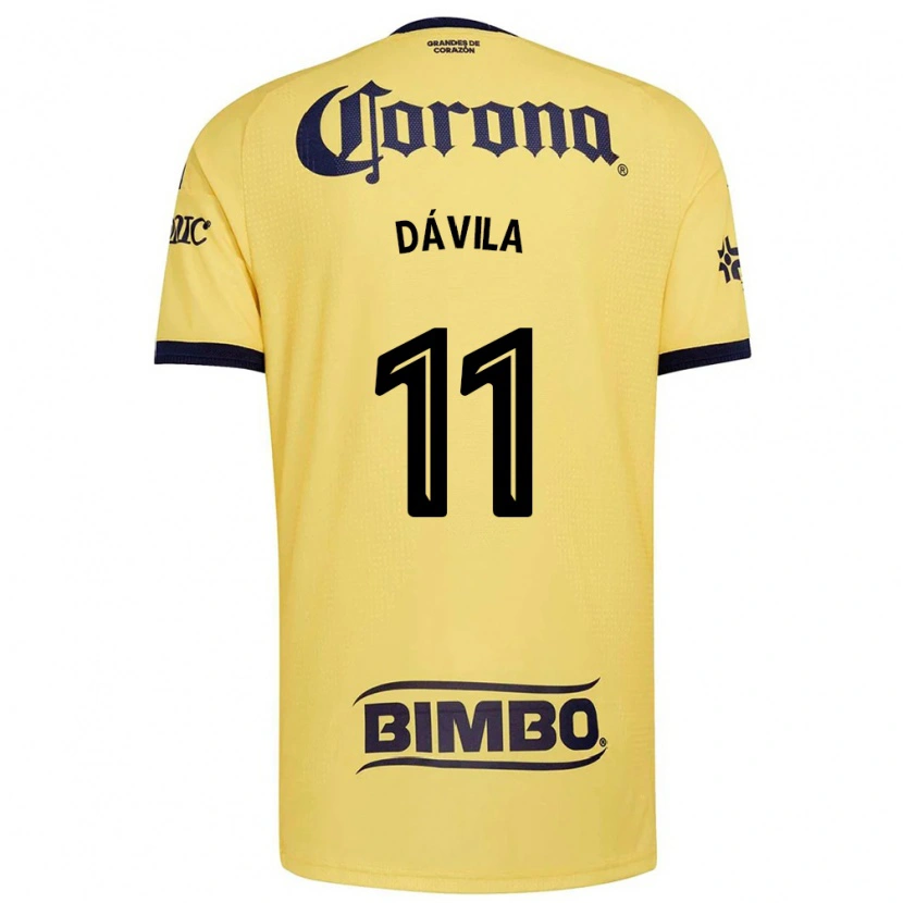 Danxen Herren Víctor Dávila #11 Gelb Rot Schwarz Heimtrikot Trikot 2026/27 T-Shirt