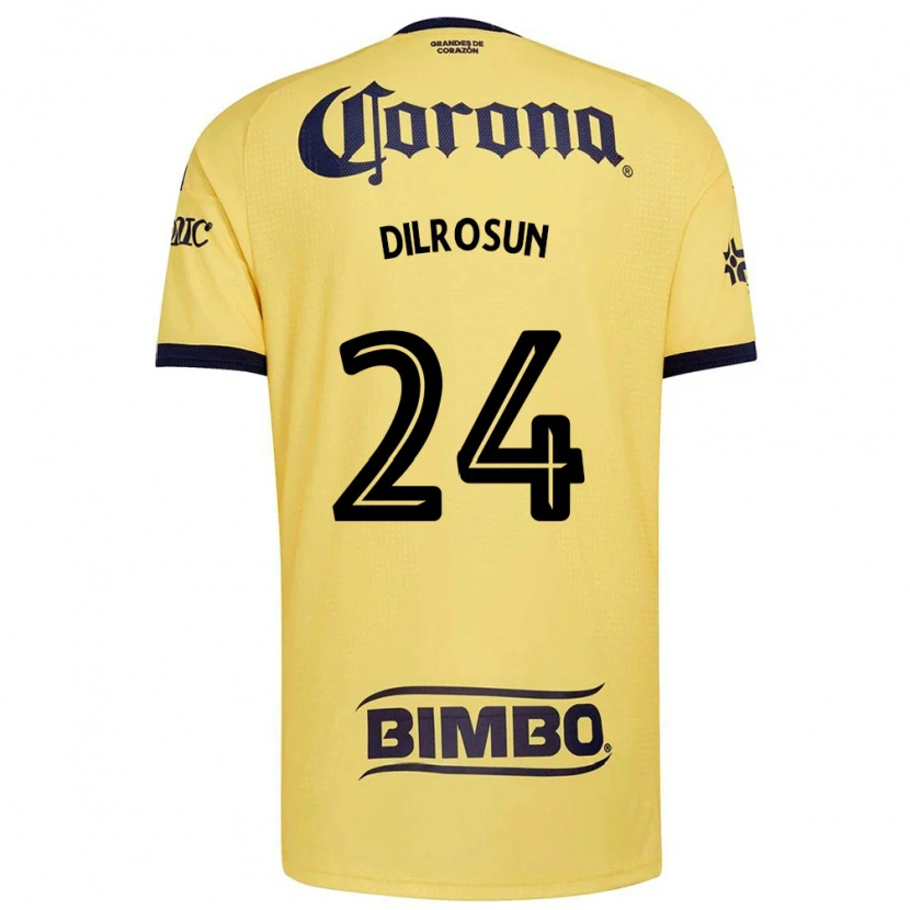 Danxen Herren Javairo Dilrosun #24 Gelb Rot Schwarz Heimtrikot Trikot 2026/27 T-Shirt