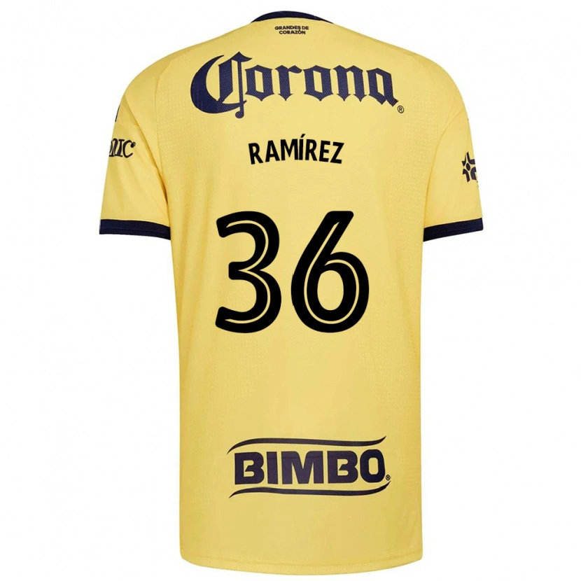 Danxen Herren Miguel Ramírez #36 Gelb Rot Schwarz Heimtrikot Trikot 2026/27 T-Shirt