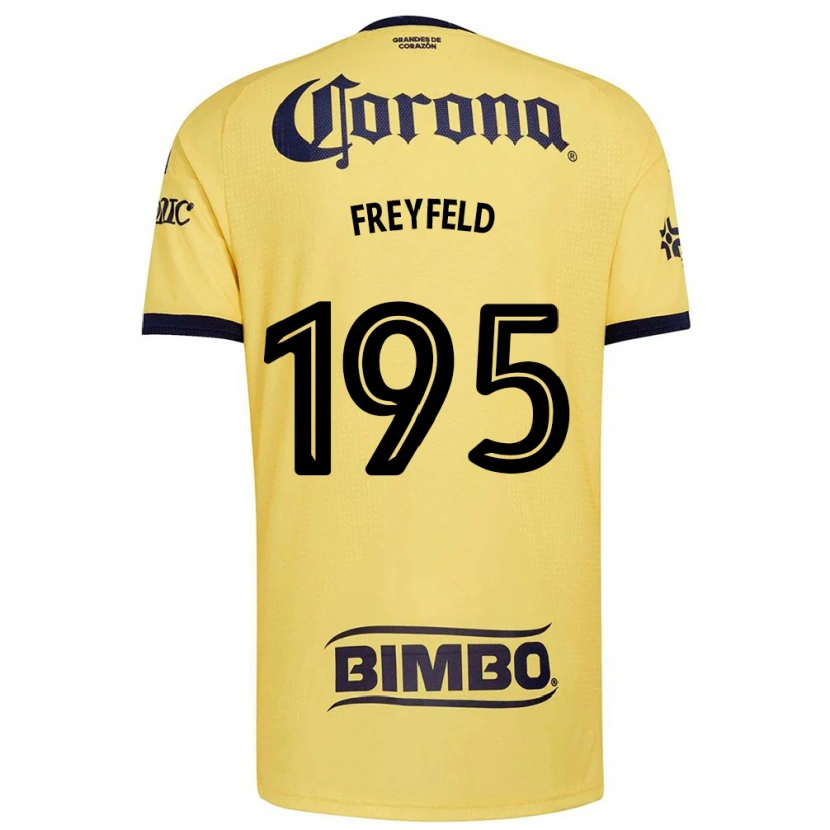 Danxen Herren Julián Freyfeld #195 Gelb Rot Schwarz Heimtrikot Trikot 2026/27 T-Shirt