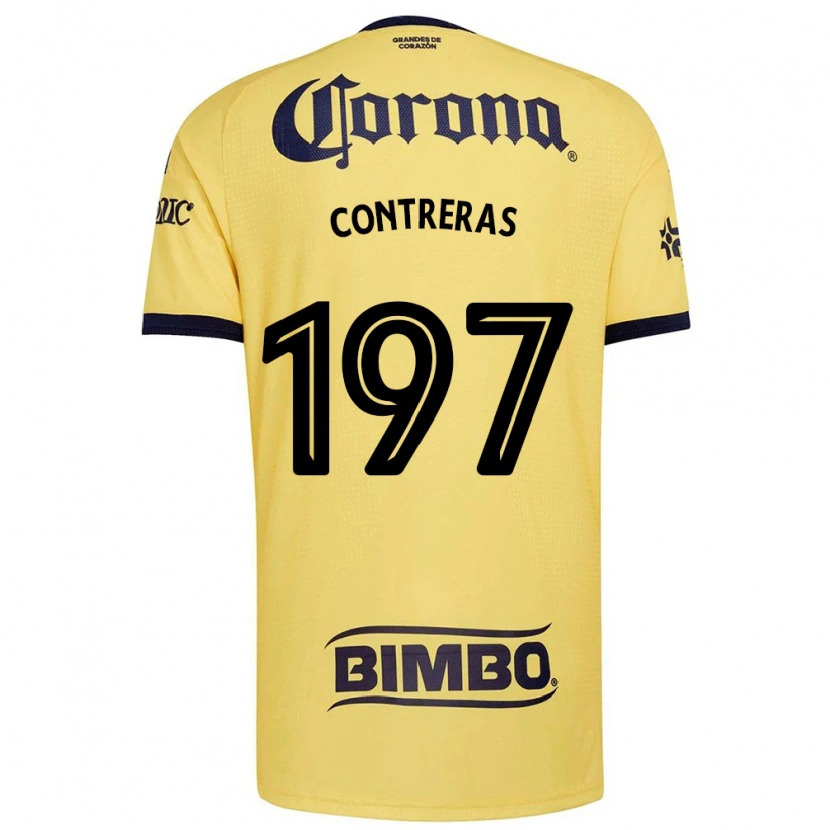 Danxen Herren Ángel Contreras #197 Gelb Rot Schwarz Heimtrikot Trikot 2026/27 T-Shirt