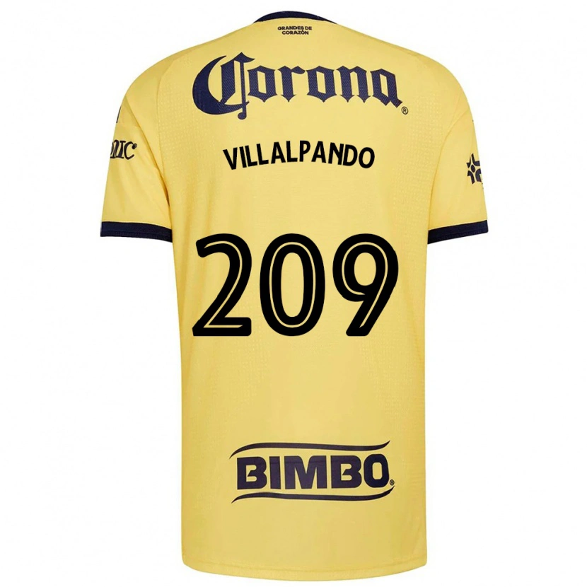 Danxen Herren Sergio Villalpando #209 Gelb Rot Schwarz Heimtrikot Trikot 2026/27 T-Shirt