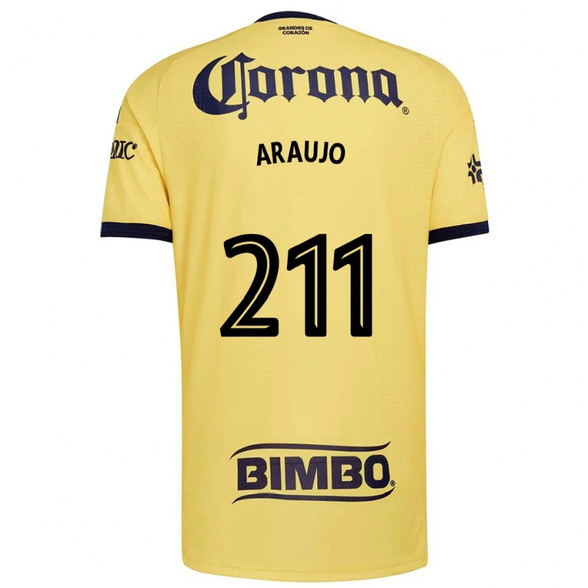 Danxen Herren Andrés Araujo #211 Gelb Rot Schwarz Heimtrikot Trikot 2026/27 T-Shirt