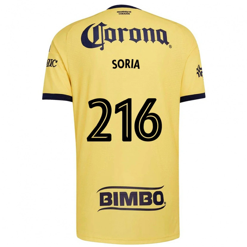 Danxen Herren Emiliano Soria #216 Gelb Rot Schwarz Heimtrikot Trikot 2026/27 T-Shirt