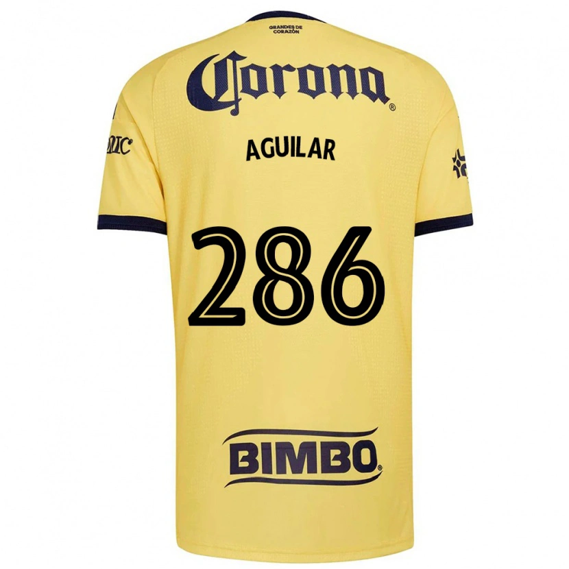 Danxen Herren Nicolás Aguilar #286 Gelb Rot Schwarz Heimtrikot Trikot 2026/27 T-Shirt