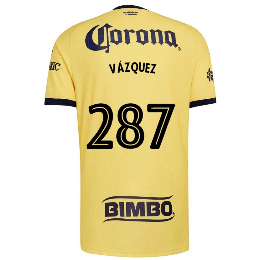Danxen Herren Omar Vázquez #287 Gelb Rot Schwarz Heimtrikot Trikot 2026/27 T-Shirt