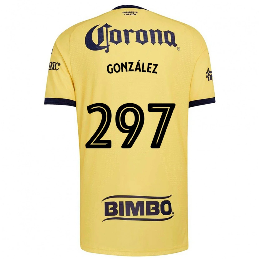 Danxen Herren Océlotl González #297 Gelb Rot Schwarz Heimtrikot Trikot 2026/27 T-Shirt