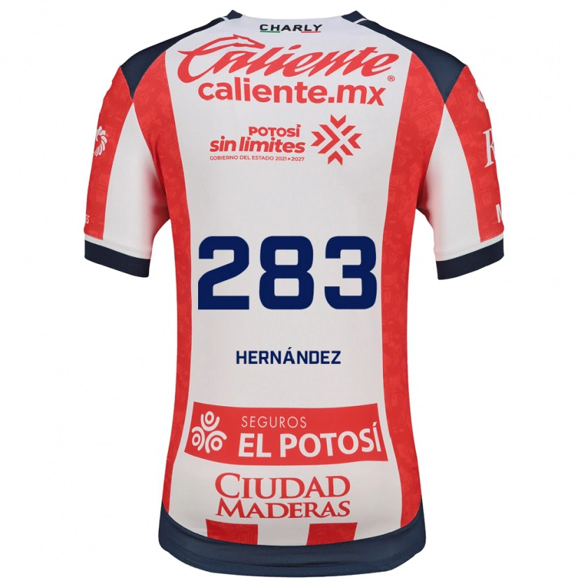 Danxen Herren Sebastián Hernández #283 Rot Weiß Schwarz Heimtrikot Trikot 2026/27 T-Shirt