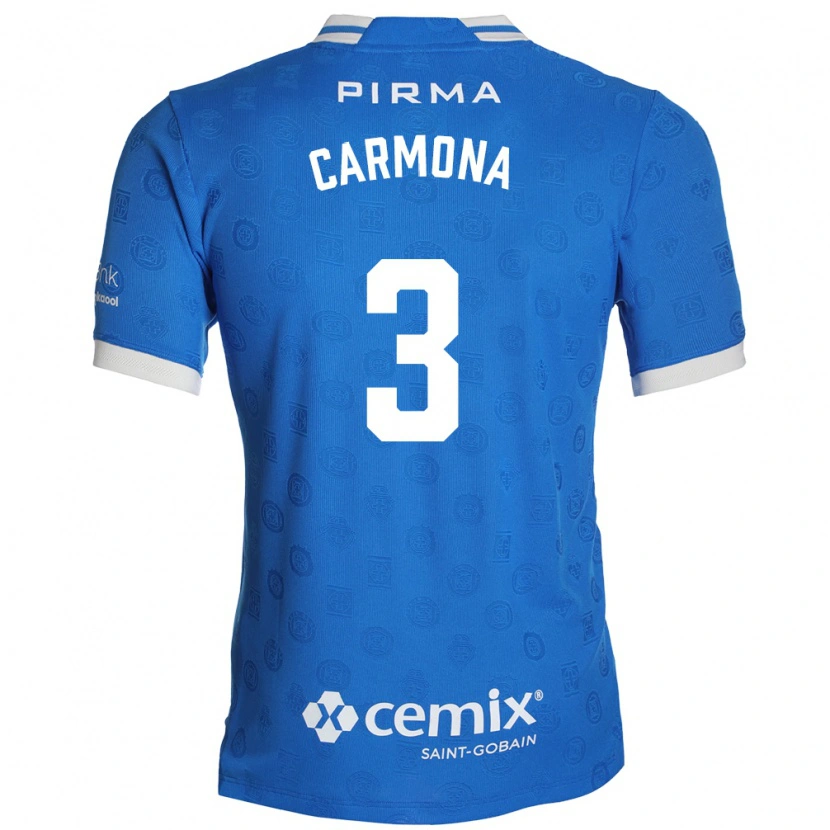 Danxen Herren Edith Carmona #3 Blau Weiß Rot Heimtrikot Trikot 2026/27 T-Shirt
