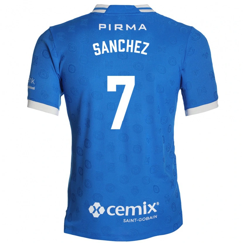 Danxen Herren Andrea Sanchez #7 Blau Weiß Rot Heimtrikot Trikot 2026/27 T-Shirt