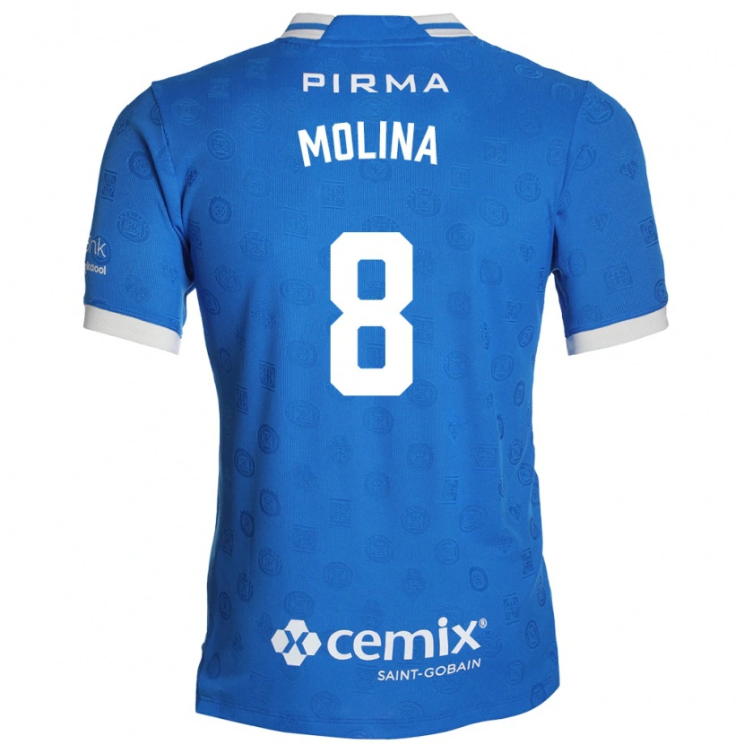Danxen Herren Dalia Molina #8 Blau Weiß Rot Heimtrikot Trikot 2026/27 T-Shirt