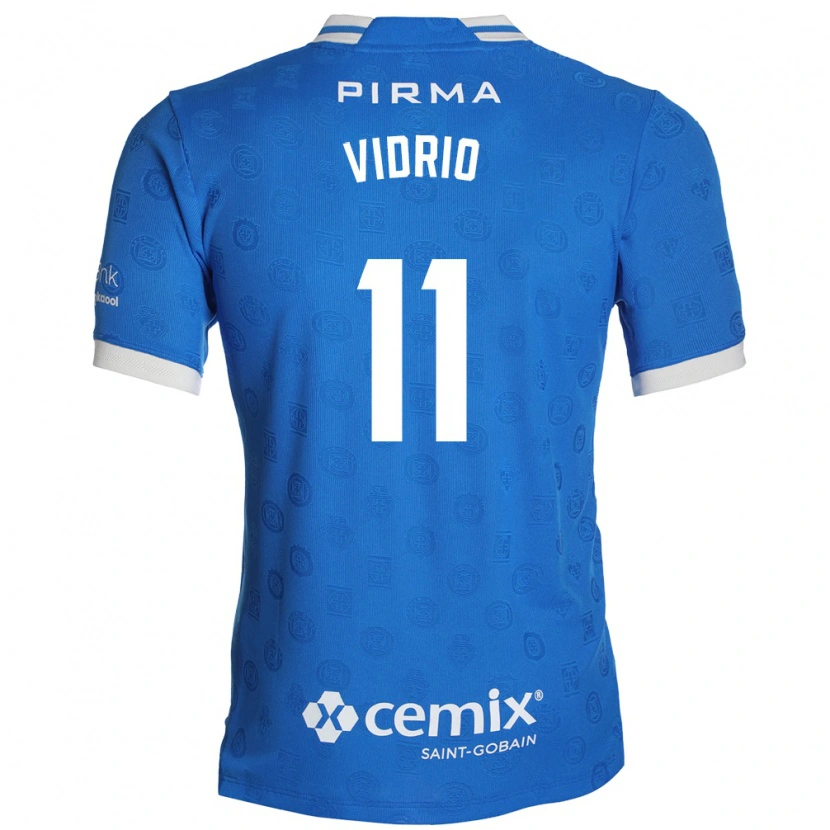 Danxen Herren Nailea Vidrio #11 Blau Weiß Rot Heimtrikot Trikot 2026/27 T-Shirt