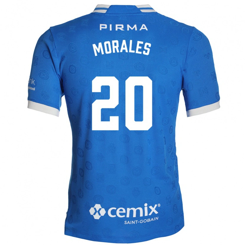 Danxen Herren Ivan Morales #20 Blau Weiß Rot Heimtrikot Trikot 2026/27 T-Shirt