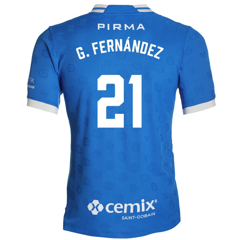 Danxen Herren Gabriel Fernández #21 Blau Weiß Rot Heimtrikot Trikot 2026/27 T-Shirt