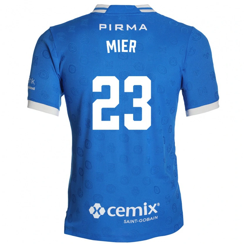 Danxen Herren Kevin Mier #23 Blau Weiß Rot Heimtrikot Trikot 2026/27 T-Shirt