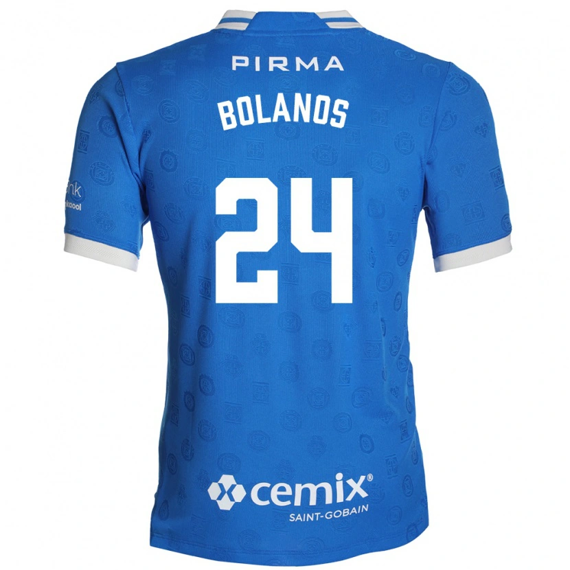 Danxen Herren Jatziry Bolanos #24 Blau Weiß Rot Heimtrikot Trikot 2026/27 T-Shirt