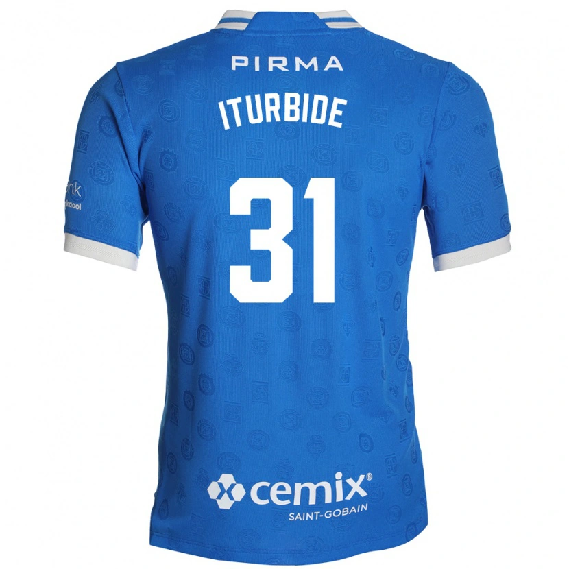 Danxen Herren Luis Iturbide #31 Blau Weiß Rot Heimtrikot Trikot 2026/27 T-Shirt