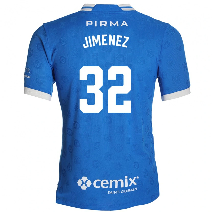 Danxen Herren Cristian Jiménez #32 Blau Weiß Rot Heimtrikot Trikot 2026/27 T-Shirt