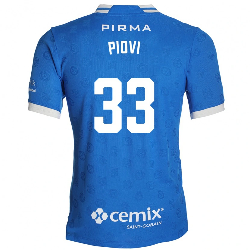 Danxen Herren Gonzalo Piovi #33 Blau Weiß Rot Heimtrikot Trikot 2026/27 T-Shirt