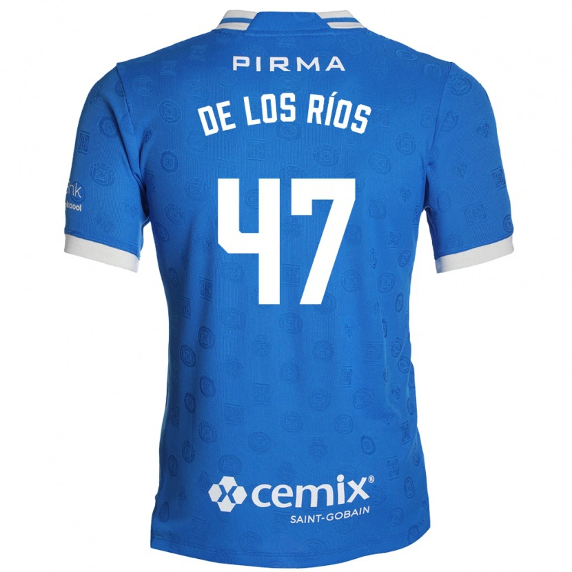 Danxen Herren Sergio De Los Ríos #47 Blau Weiß Rot Heimtrikot Trikot 2026/27 T-Shirt