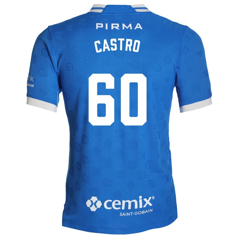 Danxen Herren Ariel Castro #60 Blau Weiß Rot Heimtrikot Trikot 2026/27 T-Shirt