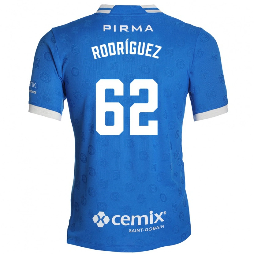 Danxen Herren Emanuel Rodríguez #62 Blau Weiß Rot Heimtrikot Trikot 2026/27 T-Shirt