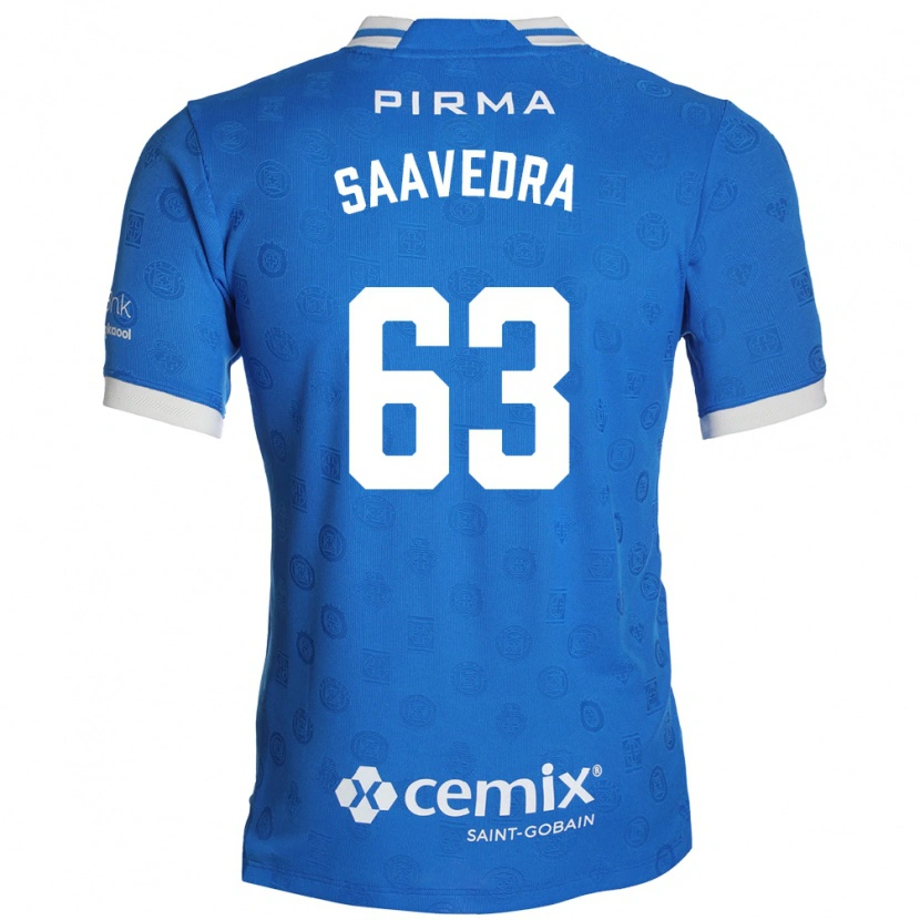 Danxen Herren Ángel Saavedra #63 Blau Weiß Rot Heimtrikot Trikot 2026/27 T-Shirt