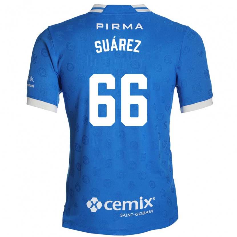 Danxen Herren Javier Suárez #66 Blau Weiß Rot Heimtrikot Trikot 2026/27 T-Shirt