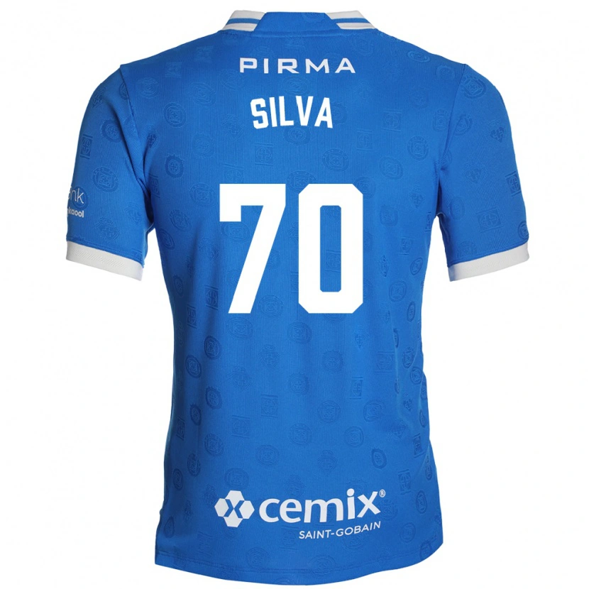 Danxen Herren Iván Silva #70 Blau Weiß Rot Heimtrikot Trikot 2026/27 T-Shirt