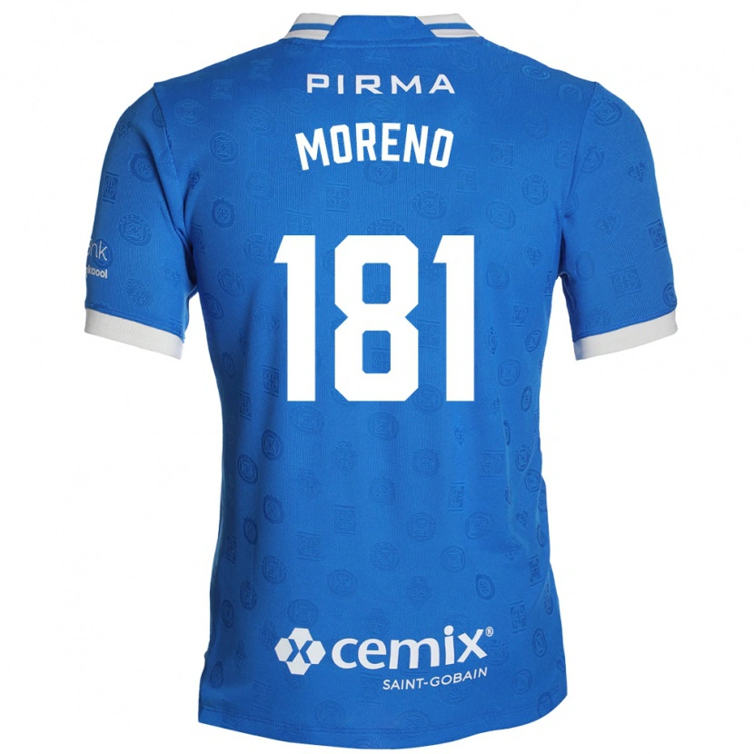 Danxen Herren Roberto Moreno #181 Blau Weiß Rot Heimtrikot Trikot 2026/27 T-Shirt
